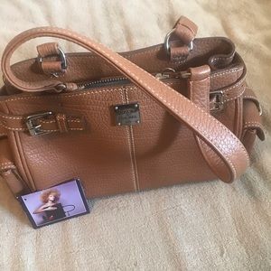 DOONEY & BOURKE HANDBAG LEATHER SATCHEL PURSE
